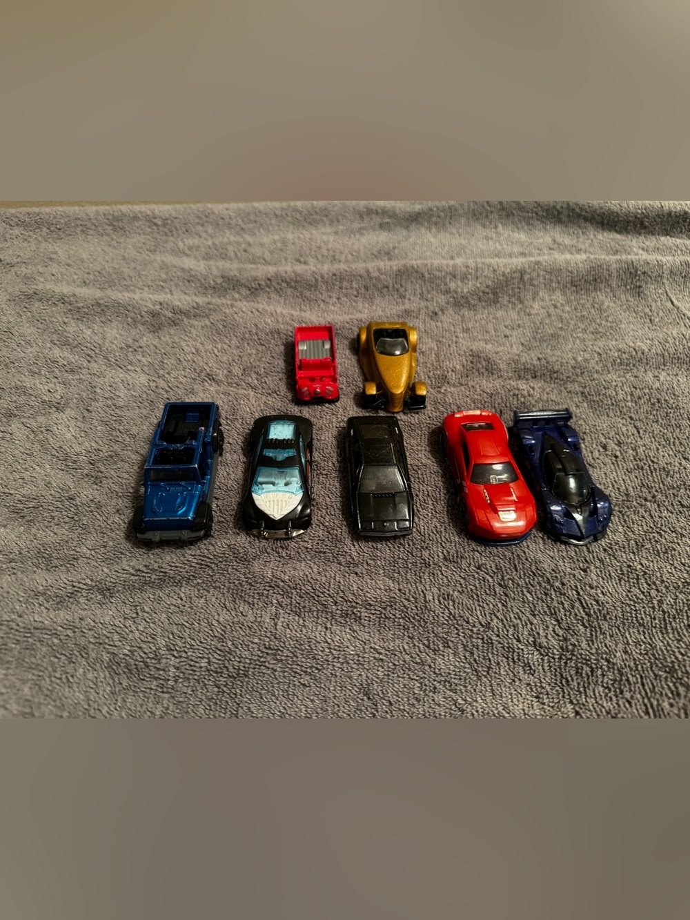 Hot wheels Assorted Kids Toy Cars - Red, Blue, Black, Gold
